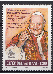 2000 Vaticano Giovanni XXIII 1 Valore Sassone 1211